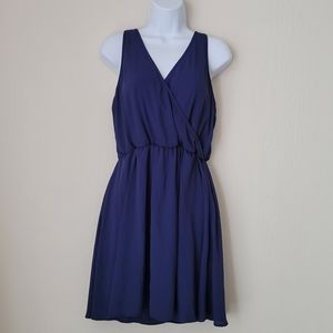 Navy blue mini dress